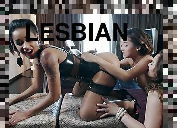 Kinky Lesbian Fantasy With P2 With Dani Daniels And Skin Diamond