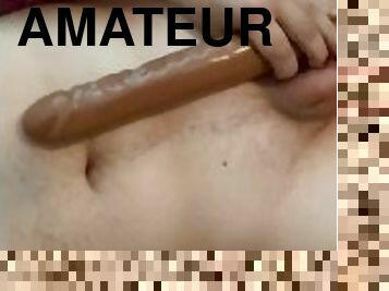 grande, amador, anal, gay, primeira-vez, europeia, euro, dildo, sozinho