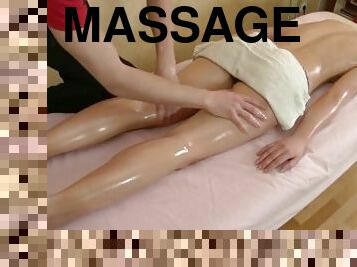 Adorable Teen Gets Anal After A Hot Massage