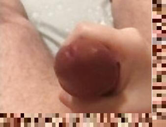 Jerking off my fiancé til he cums