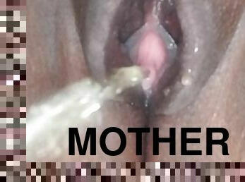 banhos, mijando, desporto, amador, ébona, interracial, mulher-madura, mãe, preto, mãe-mother