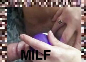 masturbation, chatte-pussy, milf, jouet, horny, assez, humide, taquinerie