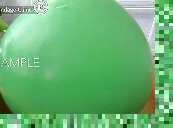 Big Green Balloon Lotion Play