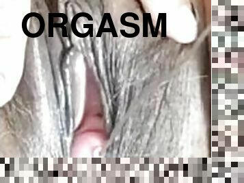 klitta, hårig, masturbation, gammal, orgasm, fitta-pussy, amatör, mogen, brudar, gamling