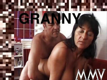 Fat Titted Granny Gets Fucked And Facialized