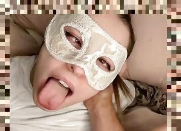 Bitch does AHEGAO face while being FUCKED by my HARD COCK