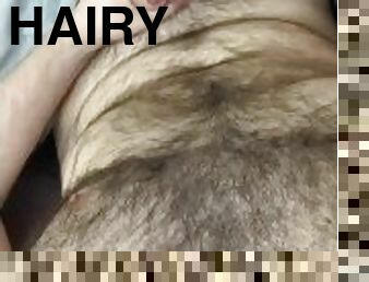 Cum on my hairy chest - part 2