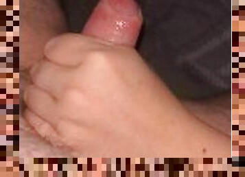 masturbation, amateur, ejaculation-sur-le-corps, énorme-bite, hardcore, branlette, française, sperme, tatouage, bite