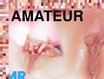 masturbation, chatte-pussy, amateur, massage, doigtage, serrée, fétiche, humide