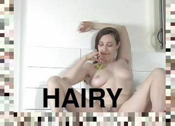 HairyFairy Cute MILF with Hairy Pussy and Hairy Armpits