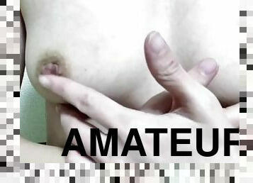 masturbation, mamelons, orgasme, étudiante, amateur, japonais, collège, belle