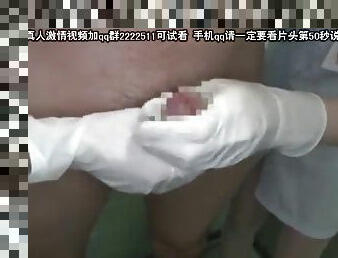 Jananese nurse gloved hsndob