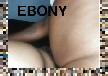 ebony squirts the takes bbc with her nice round ass