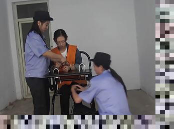 Chinese Girl Arrest And Handcuffed