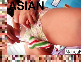 Gorgeous Little Asian Loves Masturbating!