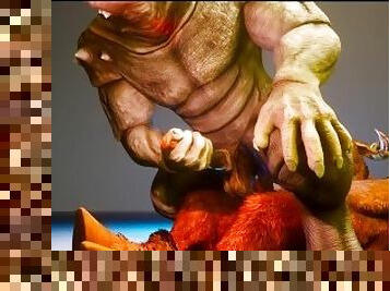 Monster Cock x Monster Ass 3D