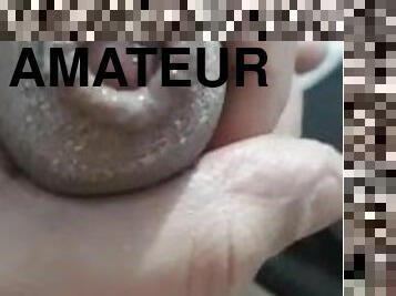 amateur, ejaculation-sur-le-corps, énorme-bite, hardcore, branlette, ejaculation, serrée, solo, bite