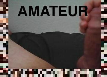 masturbation, amateur, énorme-bite, jouet, branlette, secousses, point-de-vue, solo, bite