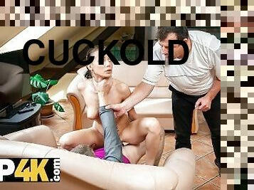 ehefrau, erotisch-mutti, gesichtspunkt, europäische, euro, czech, kuh-mädchen, cuckold, perverse, brunette