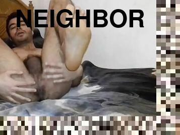 Two neighbors fucking each other on bed
