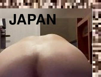asiático, masturbação, anal, gay, japonesa, hentai, dildo, sozinho