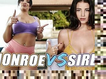 BANGBROS - Battle Of The Venezuelan GOATs: La Sirena 69 VS Rose Monroe