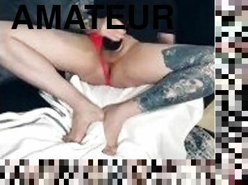 masturbaatio, ruikkiminen, amatööri, valtava-mulkku, jalat, kiimainen, fetissi, soolo, mulkku