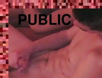 public, énorme-bite, gay, pute, webcam, incroyable, musclé, minet, club, tatouage
