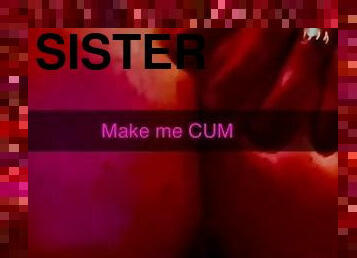 18 step sister Milf pussy cum hard let’s fuck