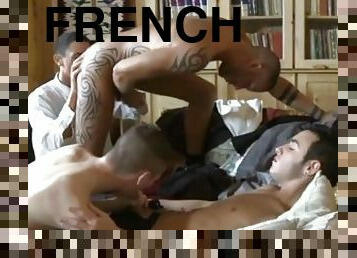 armée, énorme-bite, gay, française, musclé, minet, tatouage, bite, militaire, dure