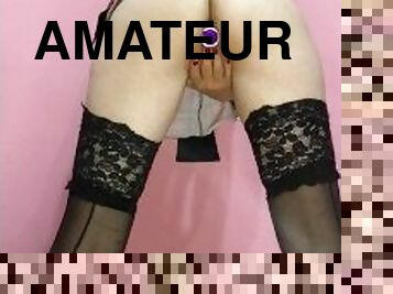 masturbation, chatte-pussy, femme, amateur, babes, milf, jouet, maman, doigtage, jupe-en-l’air