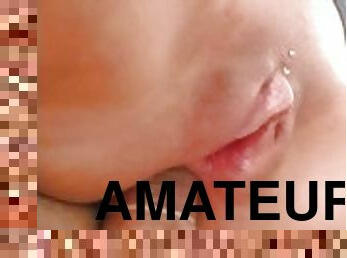 chatte-pussy, amateur, anal, énorme-bite, petite-amie, petit-ami, cow-girl, gros-plan, réalité, bite