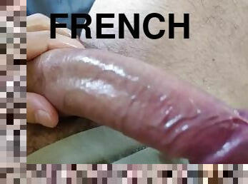 masturbation, française, secousses, sale, solo, domination