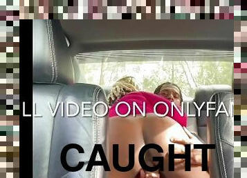 Got caught masturbating in the car by a stranger she decided to land a hand. Full video on onlyfans