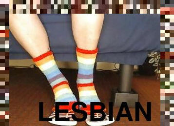 amatőr, leszbikus, láb, fétis, szólóban, lábujjak