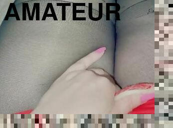 cul, gros-nichons, clito, chatte-pussy, amateur, babes, blonde, serrée, humide, en-nylon