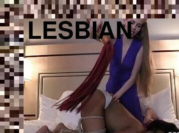 interracial, lesbiana, sadomasoquismo, fetiche, fetichista, bondage, dominación, azotaina