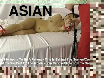 asiatique, chatte-pussy, médecin, fétiche, humiliation, examen-gyno