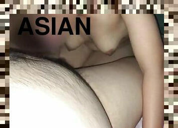 Asian Gf Sucking cock