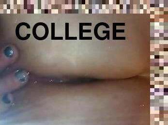 MissLexiLoup hot curvy ass young female trans babe college masturbating butthole coming 101
