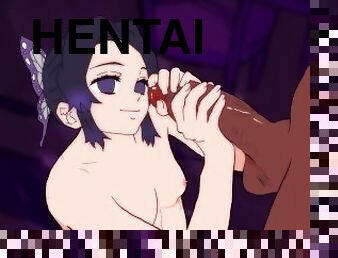 Shinobu Hentai Masturbates a BBC - Demon Slayer Porn