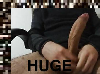 gigantisk, masturbation, cumshot, gay, sprut, ensam, bisexuell, kuk