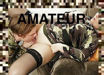 armée, gros-nichons, levrette, chatte-pussy, amateur, mature, fellation, ejaculation-sur-le-corps, hardcore, maman