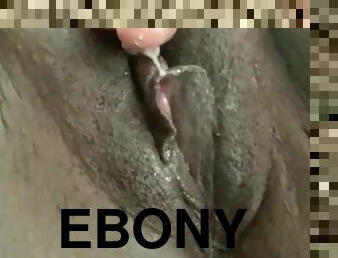 Wet ebony bbw