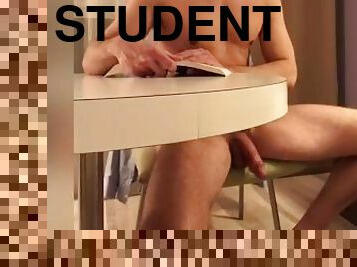 nudist, student, kæmpestor-pik, bøsse, solo