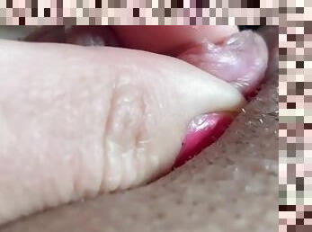 I Love Playing With My Large Big Clitoris Shaved Pussy In Sunlight
