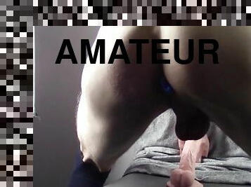 amateur, anal, ejaculation-sur-le-corps, énorme-bite, gay, branlette, ejaculation, européenne, euro, gode