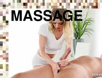 Masseuse natalia starr serves keiran lee and kristall rush