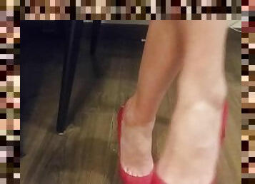 How do you like my feet in high heels part 1