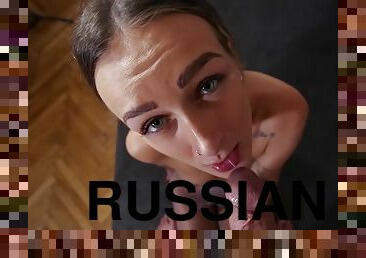 Hard Body Russian Blowjob Slut Elena - Elena Lux